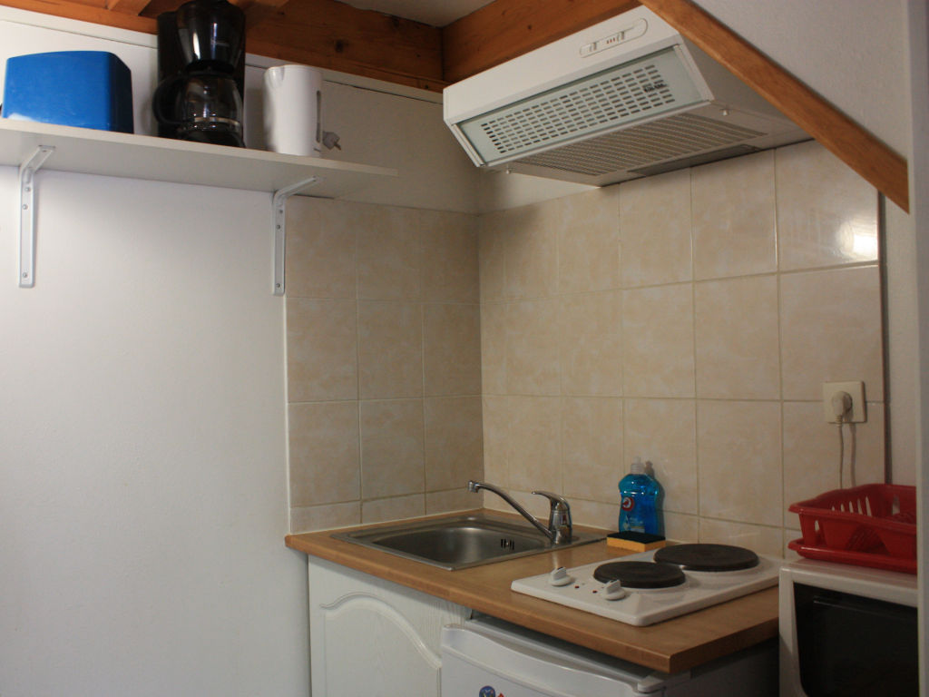 intérieur chalet - cuisine